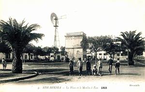 2011- Sidi-Moussa - La Place et le Moulin a eau - 1915